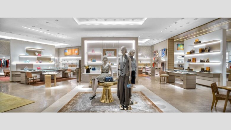 Louis Vuitton unveils its flagship store in India at the Jio World Plaza, Mumbai