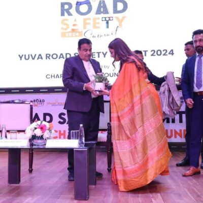 Empowering the Future: CharanSparsh Foundation Steers 1st Yuva Road Safety Summit 2024