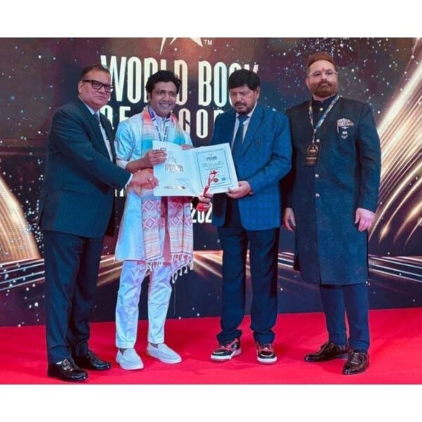 KP Vishal Goud Honored with International Excellence Award by World Book of Records