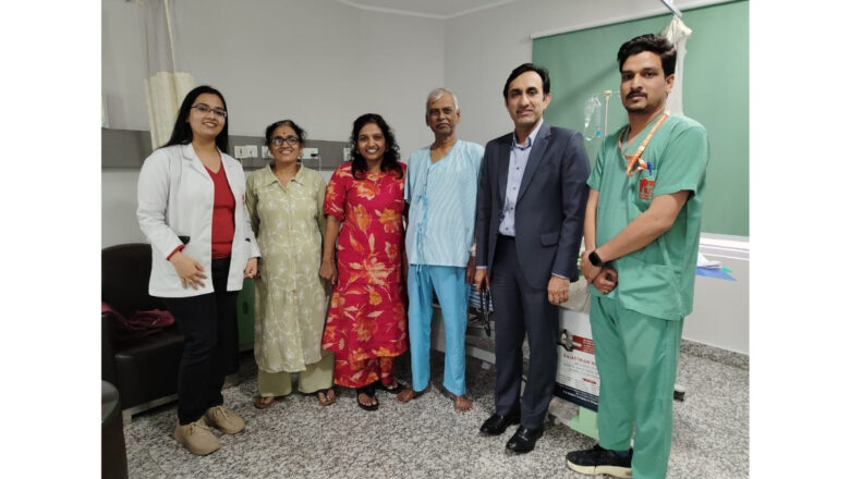 72-Year-Old Travels 1200 km by Road Ambulance from Mumbai to Jaipur, Undergoes Successful Valve Replacement and Angioplasty