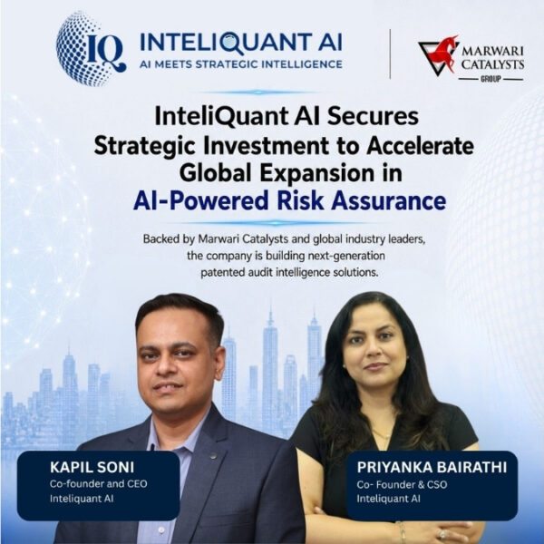 InteliQuant AI Secures Strategic Investment from Global Industry Leaders to Scale Enterprise Audit & Risk Intelligence