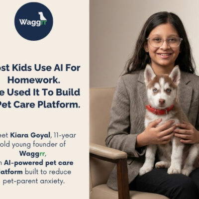 11-Year-Old Agra Student Helps Build AI-Powered Pet Care Platform Waggrr