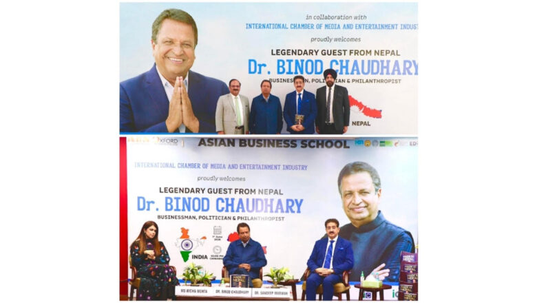 Dr. Binod Chaudhary Shares Global Success Mantra at Asian Business School, Noida