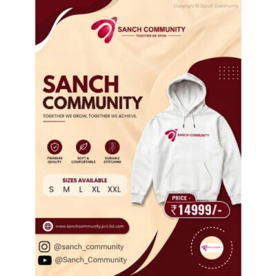 <div>Sanchit Patil, Entrepreneur & Founder, Unveils Sanch Community’s Signature Hoodie Collection to Strengthen Community Identity</div>