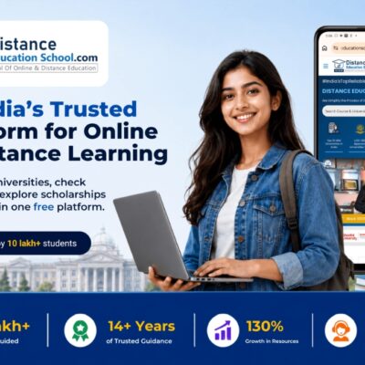 Distance Education School Supports 4 Lakh Plus Students in Securing Admission to Online and Distance Programs