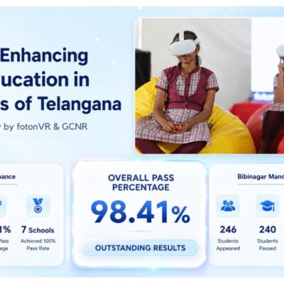 How VR is Enhancing School Education in Rural Areas of Telangana: An Impact Case Study by fotonVR and GCNR