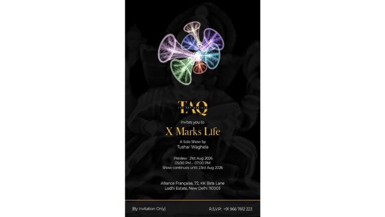The Art Qurious presents X Marks Life -A Solo Exhibition by Tushar Waghela at Alliance Française de Delhi