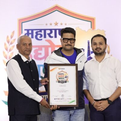 Mr. Balu Mane of Vasundhara Logistics Honoured for Excellence in Integrated Logistics & Supply Chain Solutions