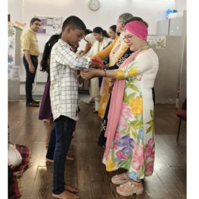 Rakhi for the Protectors: Children of Meher Roshani Foundation SaathSHALA Mumbai Celebrate Raksha Bandhan by Honouring Security Personnel and Staff
