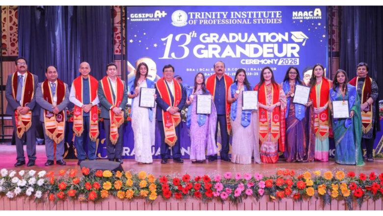 Trinity, Dwarka Celebrates 13th Convocation, “Graduation Grandeur 2026”