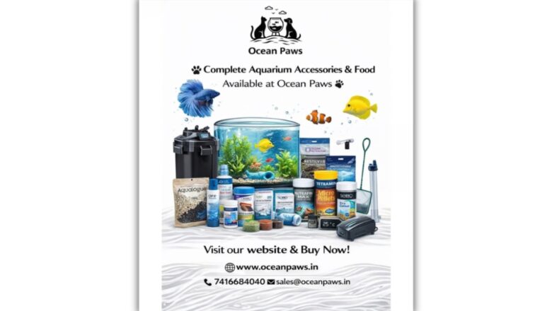 Hyderabad Based Pet Startup Ocean Paws Launches India’s First Aquarium-Led Online Pet Store, Delivering Pan-India