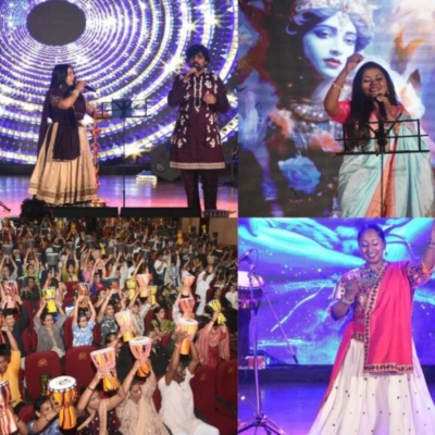 500 Drums, One Spirit: Drum Cafe India’s Maha Bhakti Rhythm Yatra Opens to a Packed House at ISKCON Juhu